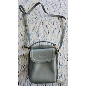 American Leather Co Hampton Large Zip Around Crossbody Bag Sage Green ALC2618